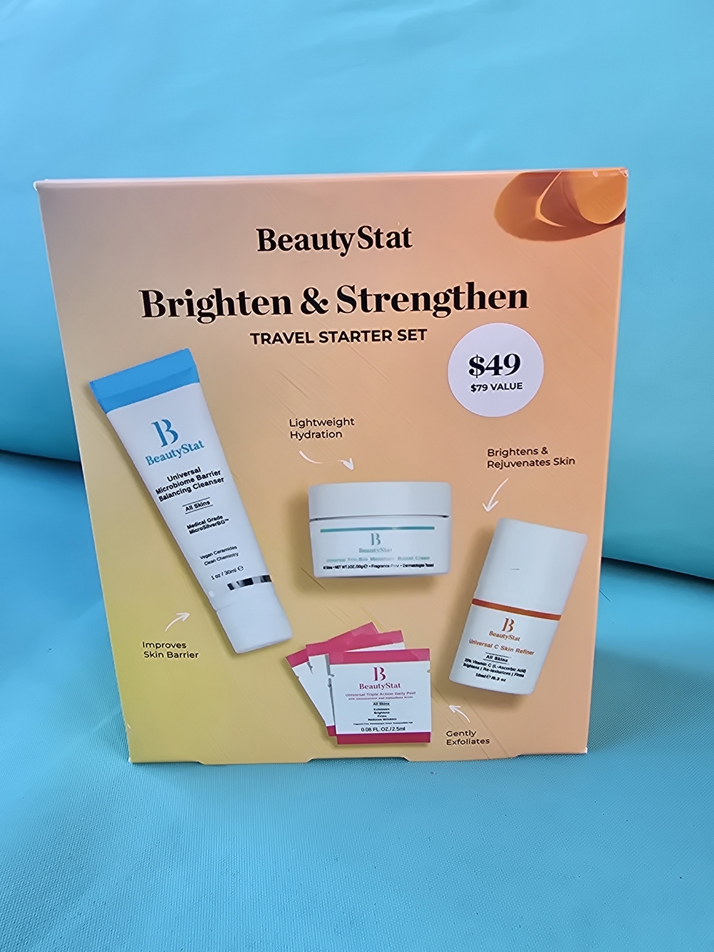 BeautyStat Brighten & Strengthen Travel Starter Set
